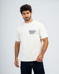 CONTRAST PRINT T-SHIRT