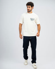 CONTRAST PRINT T-SHIRT