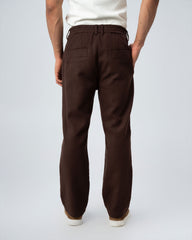 TEXTURED RELAXED FIT TROUSERS