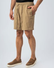 TEXTURED JOGGER SHORTS