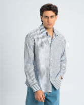 STRIPED FLOWING SHIRT