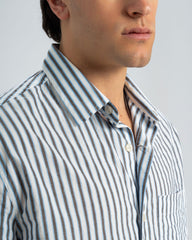 STRIPED FLOWING SHIRT
