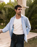 REGULAR FIT TEXTURED SHIRT