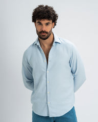 REGULAR FIT TEXTURED SHIRT