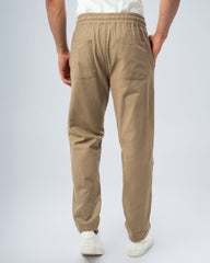 TEXTURED RELAXED FIT TROUSERS