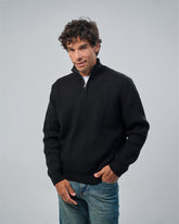 Quarter-Zip Knit Sweater