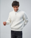 Quarter-Zip Knit Sweater