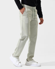 Drawstring Straight Fit Gabardine Pants