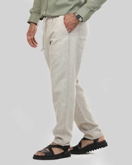 Relaxed Fit Linen Pants