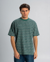 STRIPED JACQUARD T-SHIRT