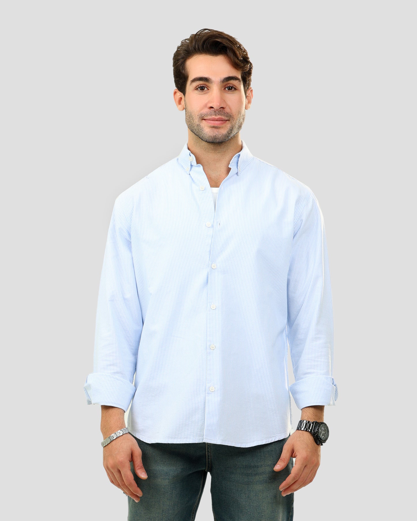 STRIPED OXFORD SHIRT