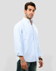 Oxford Striped Shirt-Plus Size