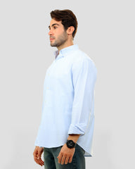 Oxford Striped Shirt-Plus Size