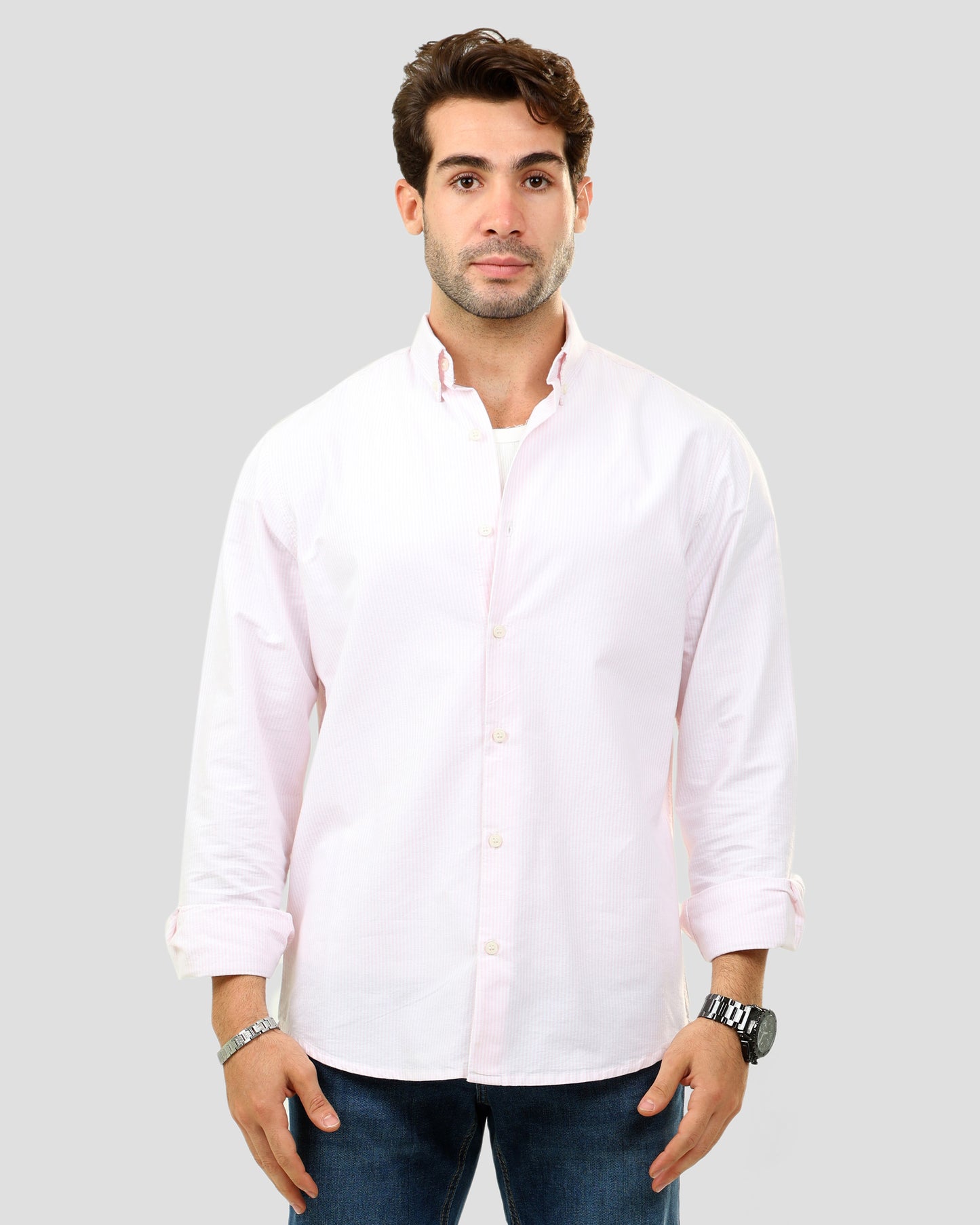 STRIPED OXFORD SHIRT