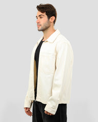 Jacket with Shirt Collar