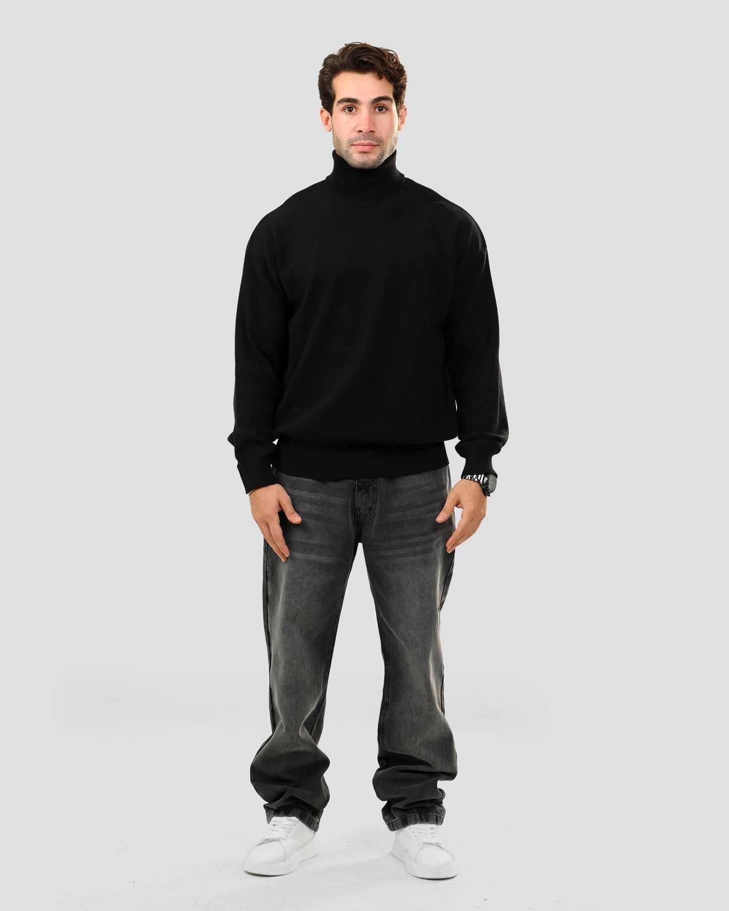 Knit High Neck Pull-Over