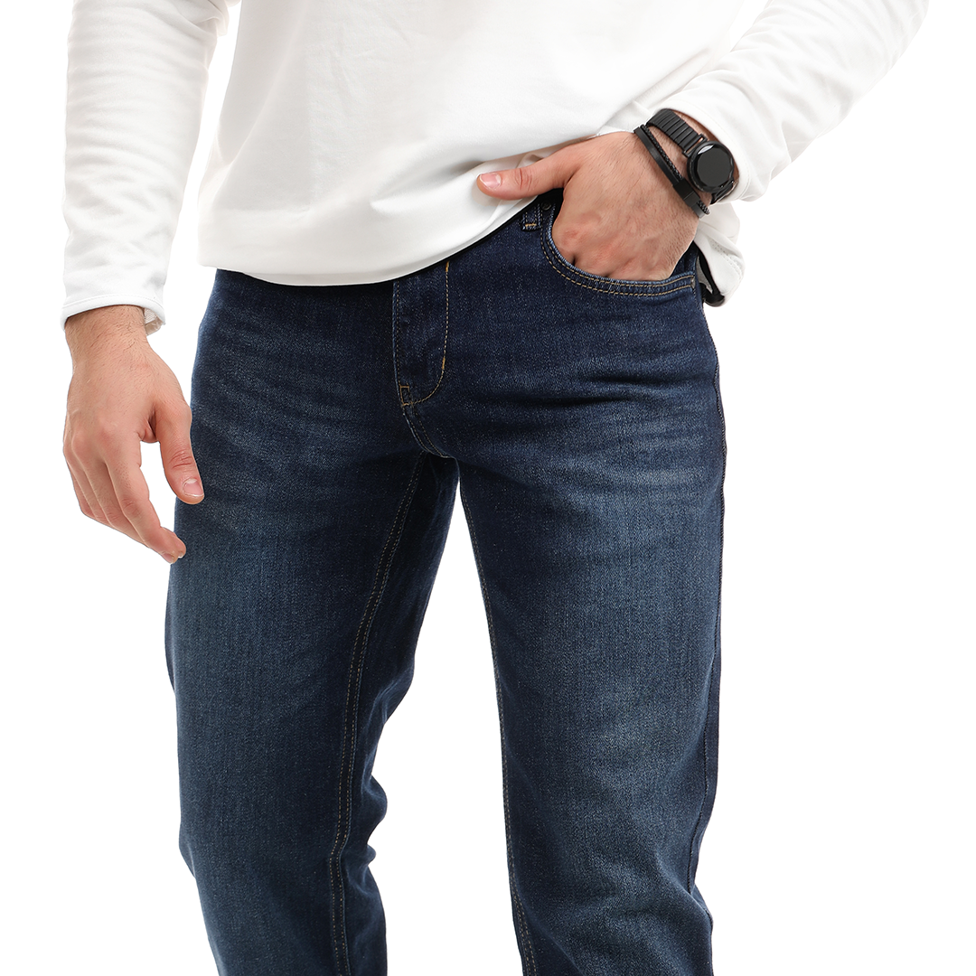 Straight Fit Denim Pants