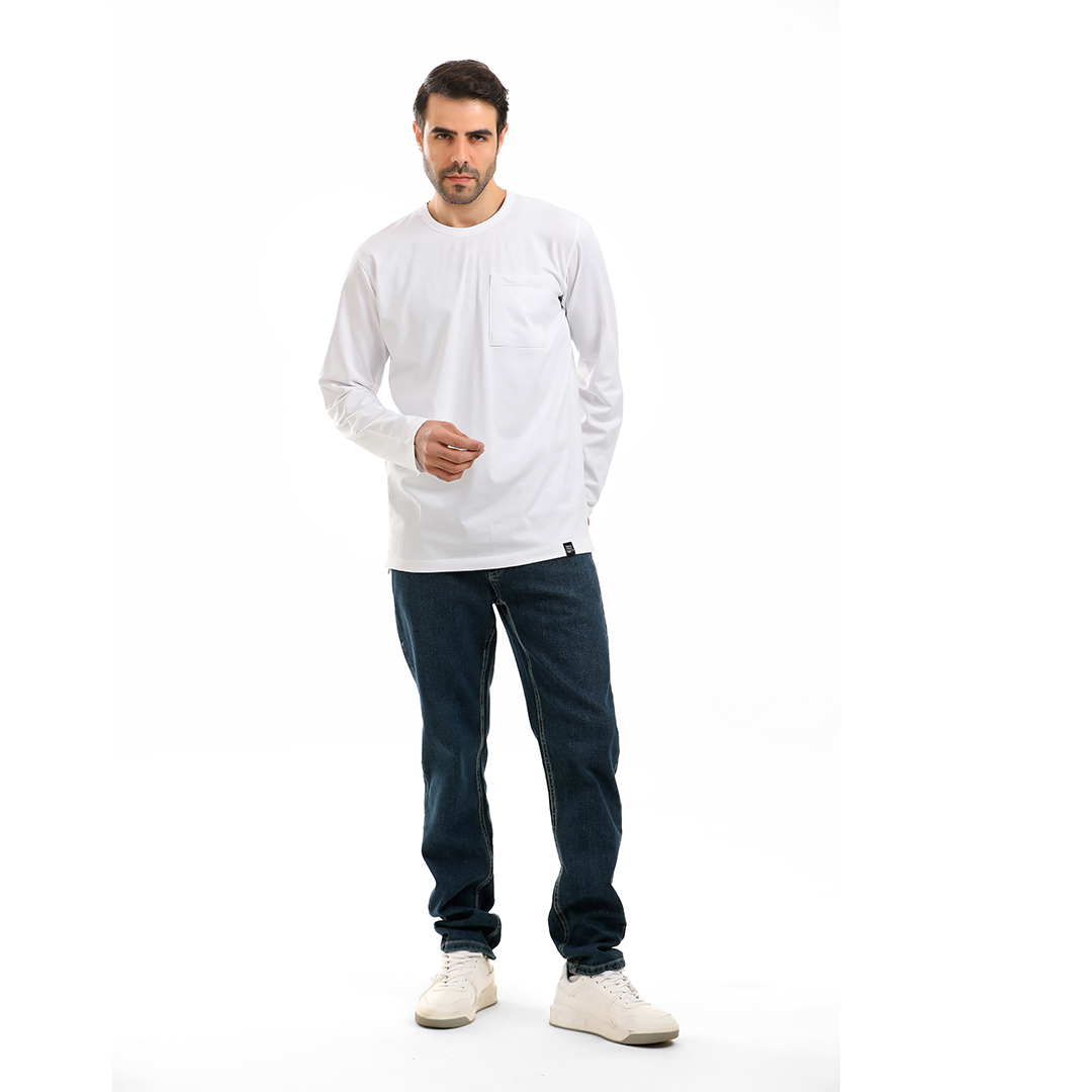 Round Neck T-Shirt with Pocket