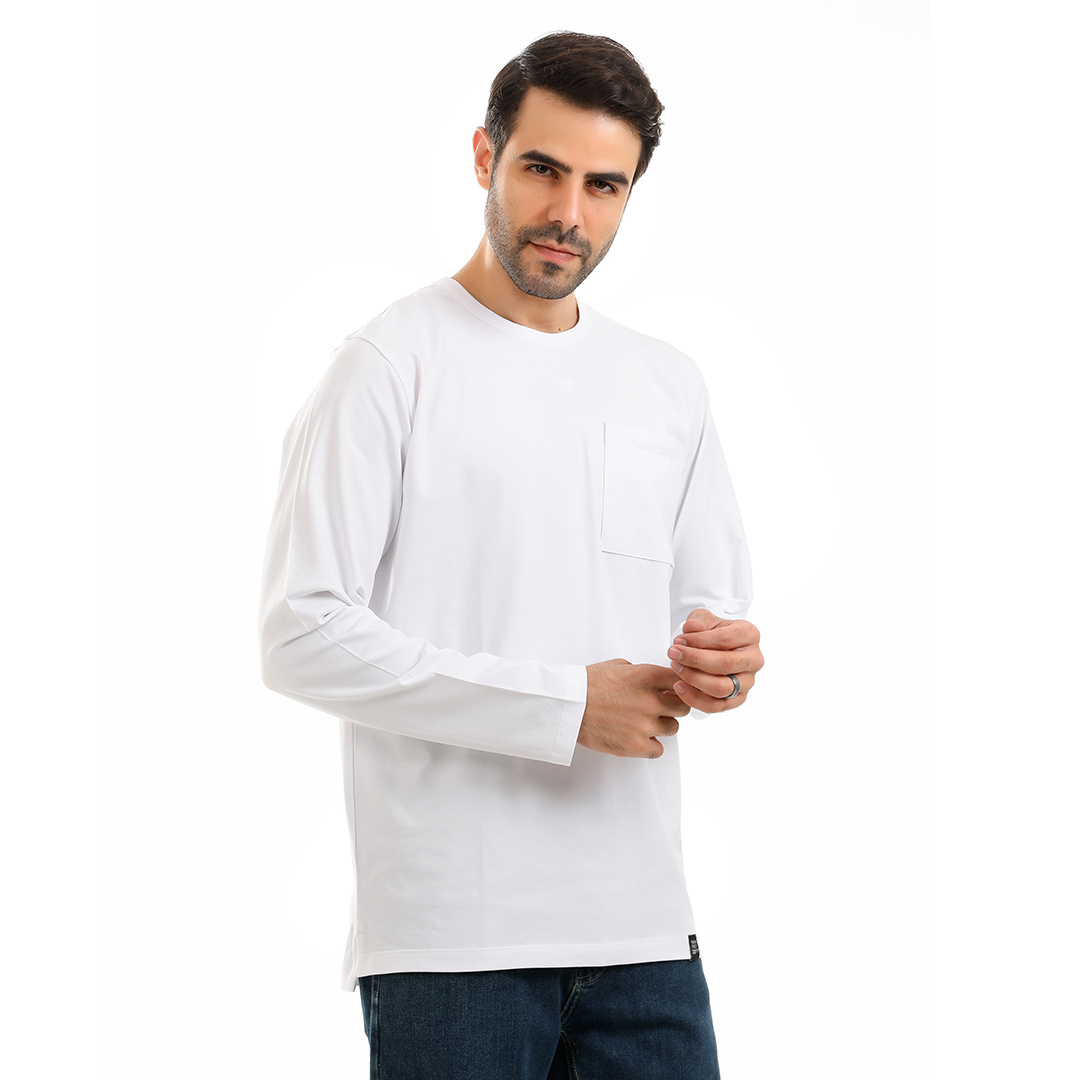 Round Neck T-Shirt with Pocket