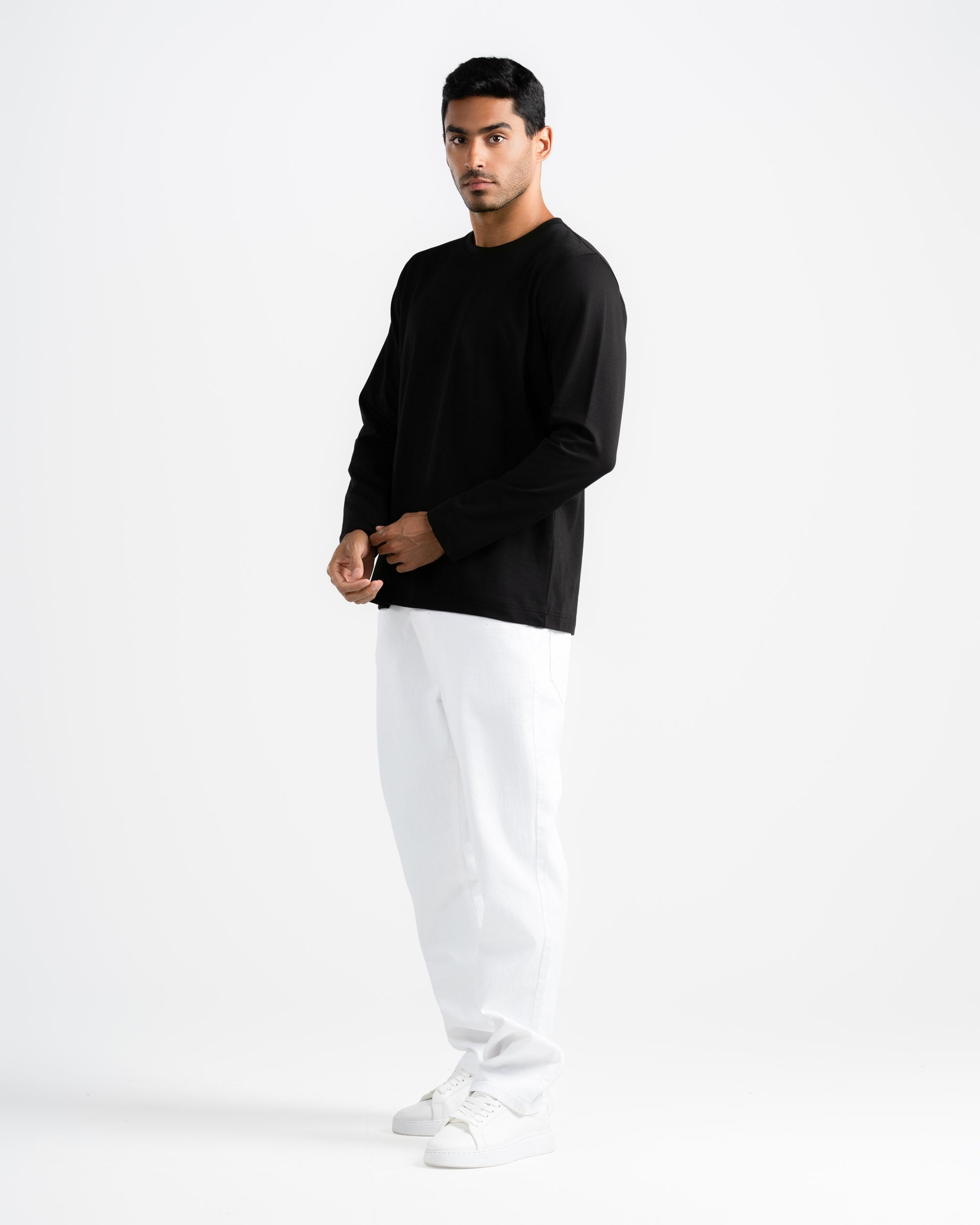 Basic Long Sleeve T.shirt-Plus Size
