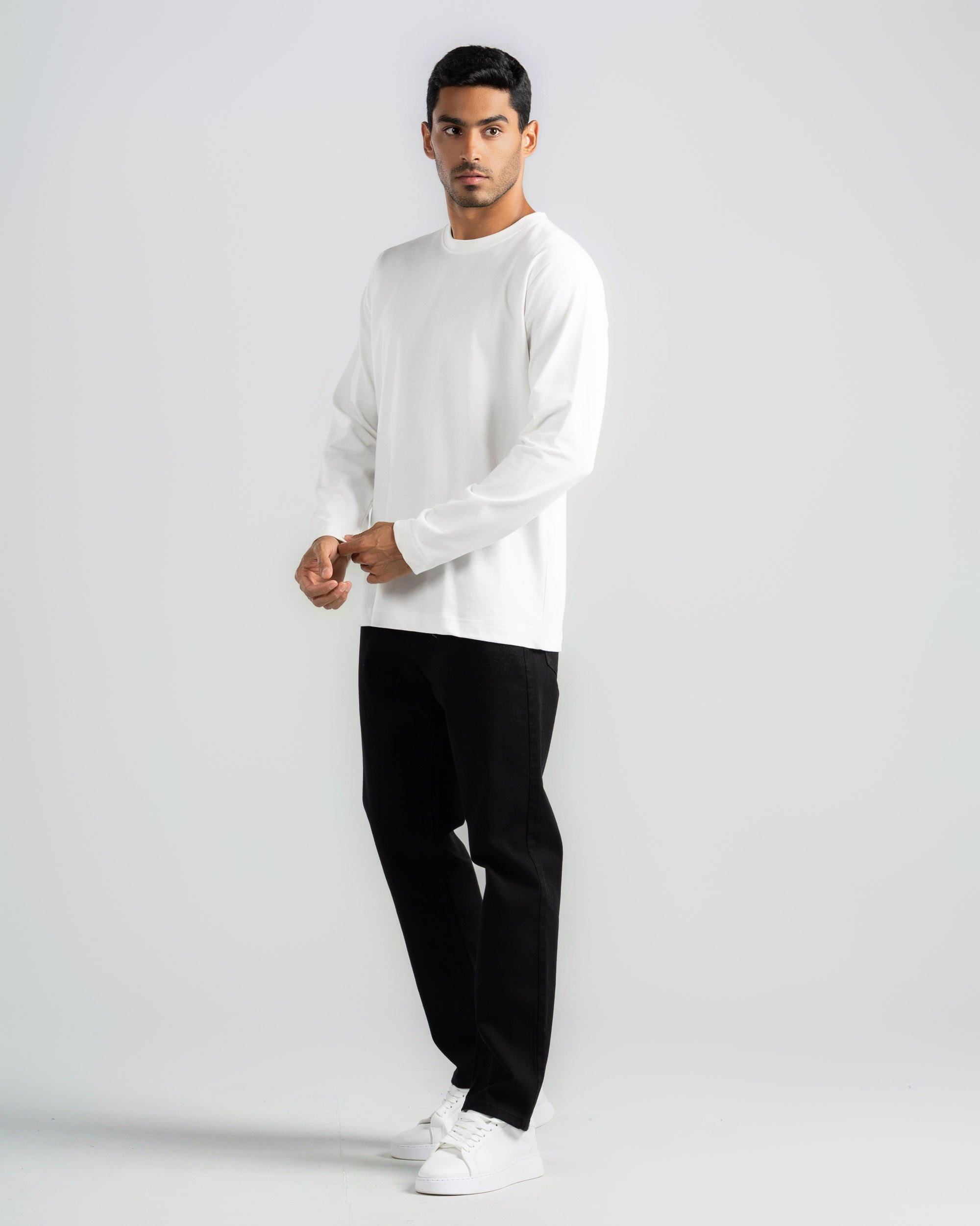 Basic Long Sleeve T.shirt-Plus Size