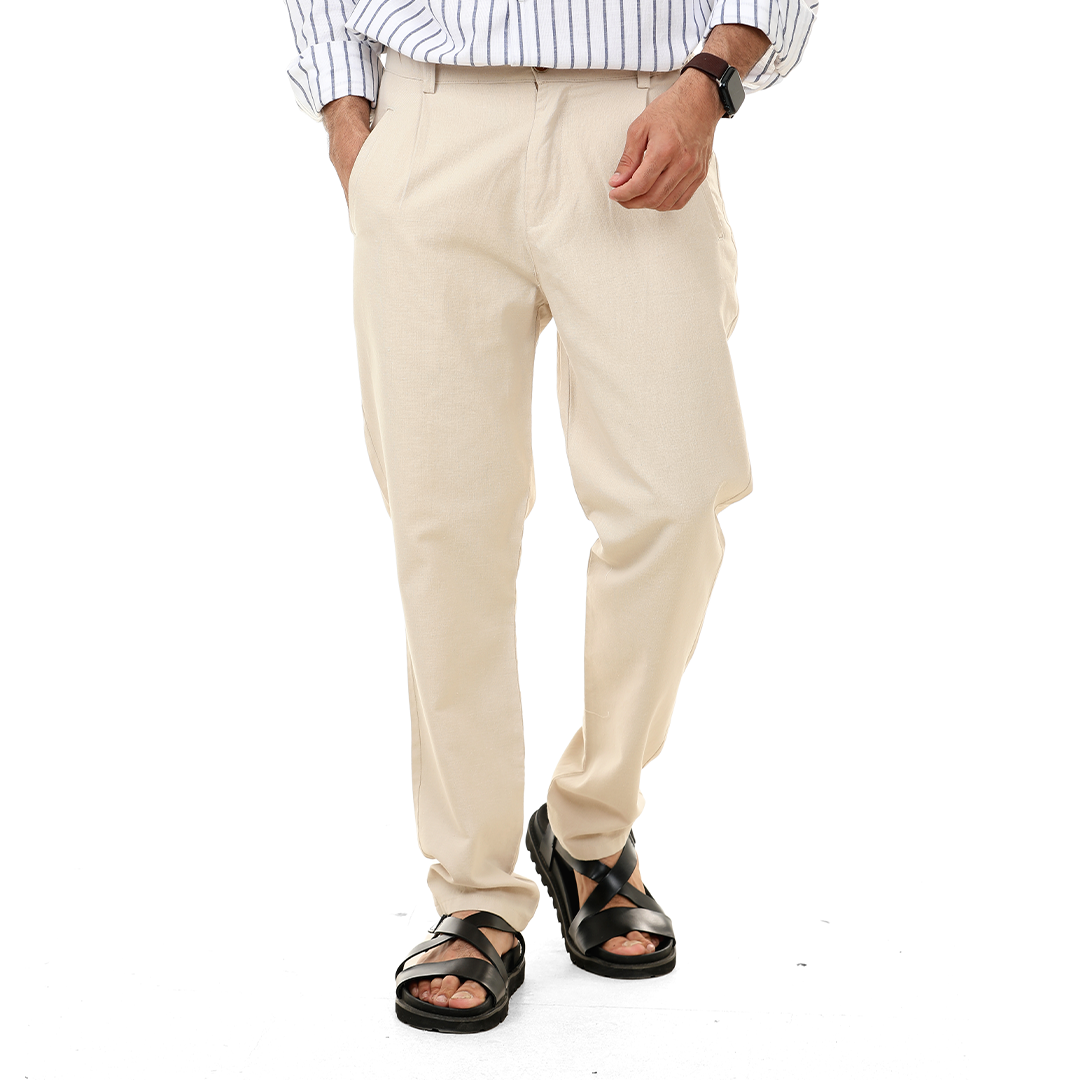 Classic Fit Linen Pants