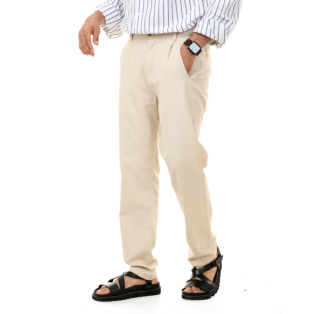 Classic Fit Linen Pants