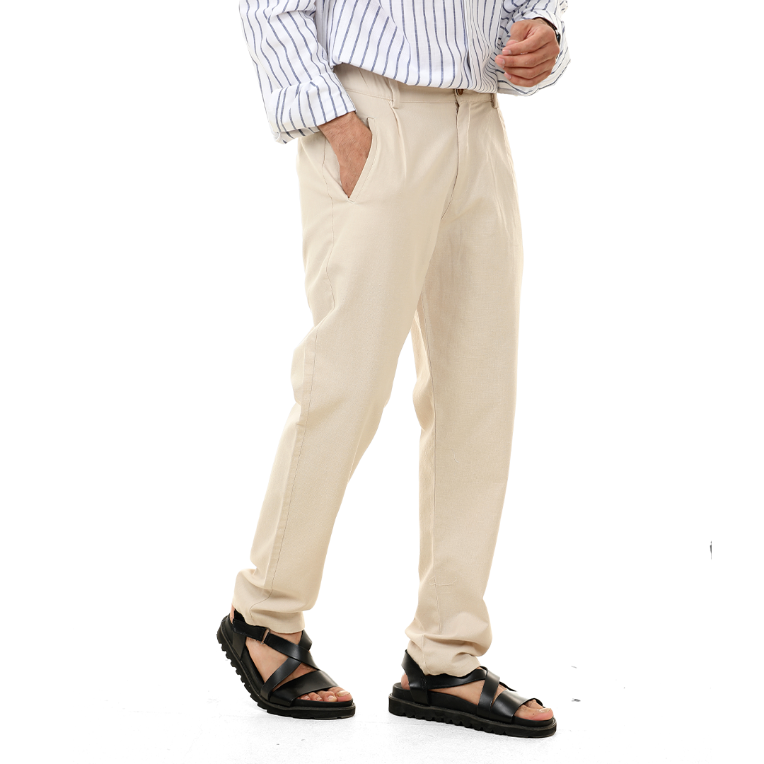 Classic Fit Linen Pants