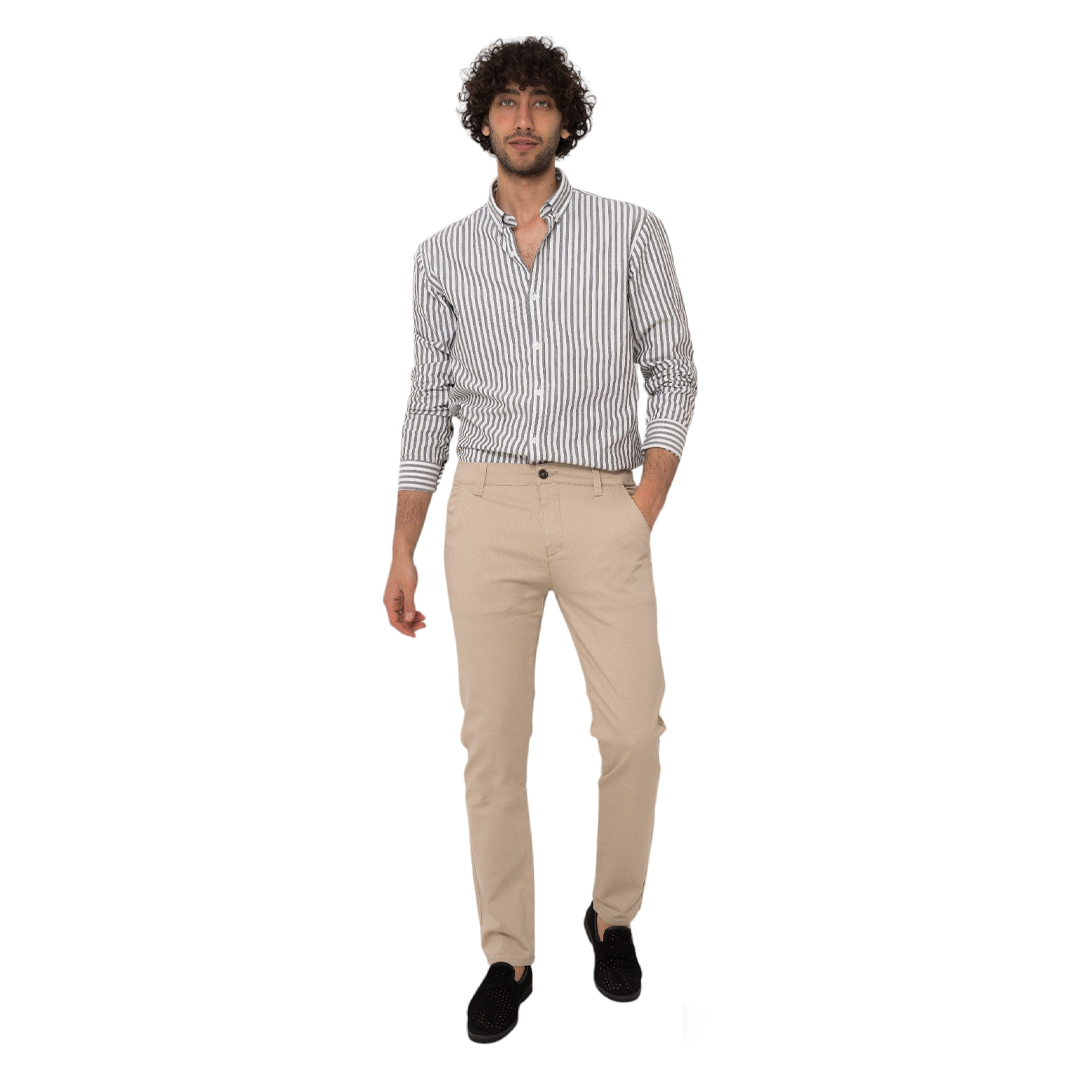 Chino Pique Slim Fit Pants