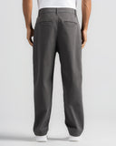 Straight Fit Gabardine Pants-Side Pocket