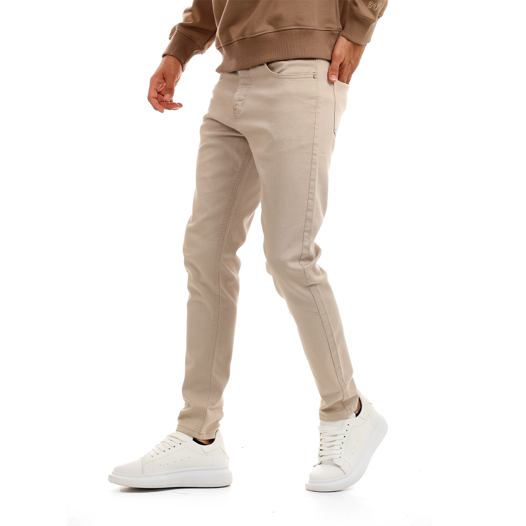Carrot Fit Gabardine Pants _ 5 Pocket