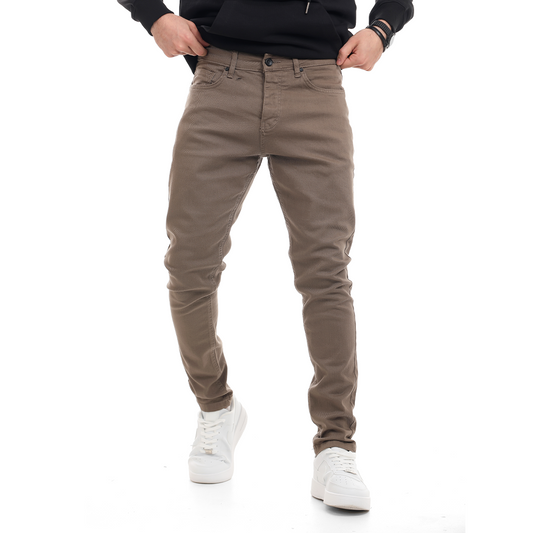 Carrot Fit Gabardine Pants _ 5 Pocket
