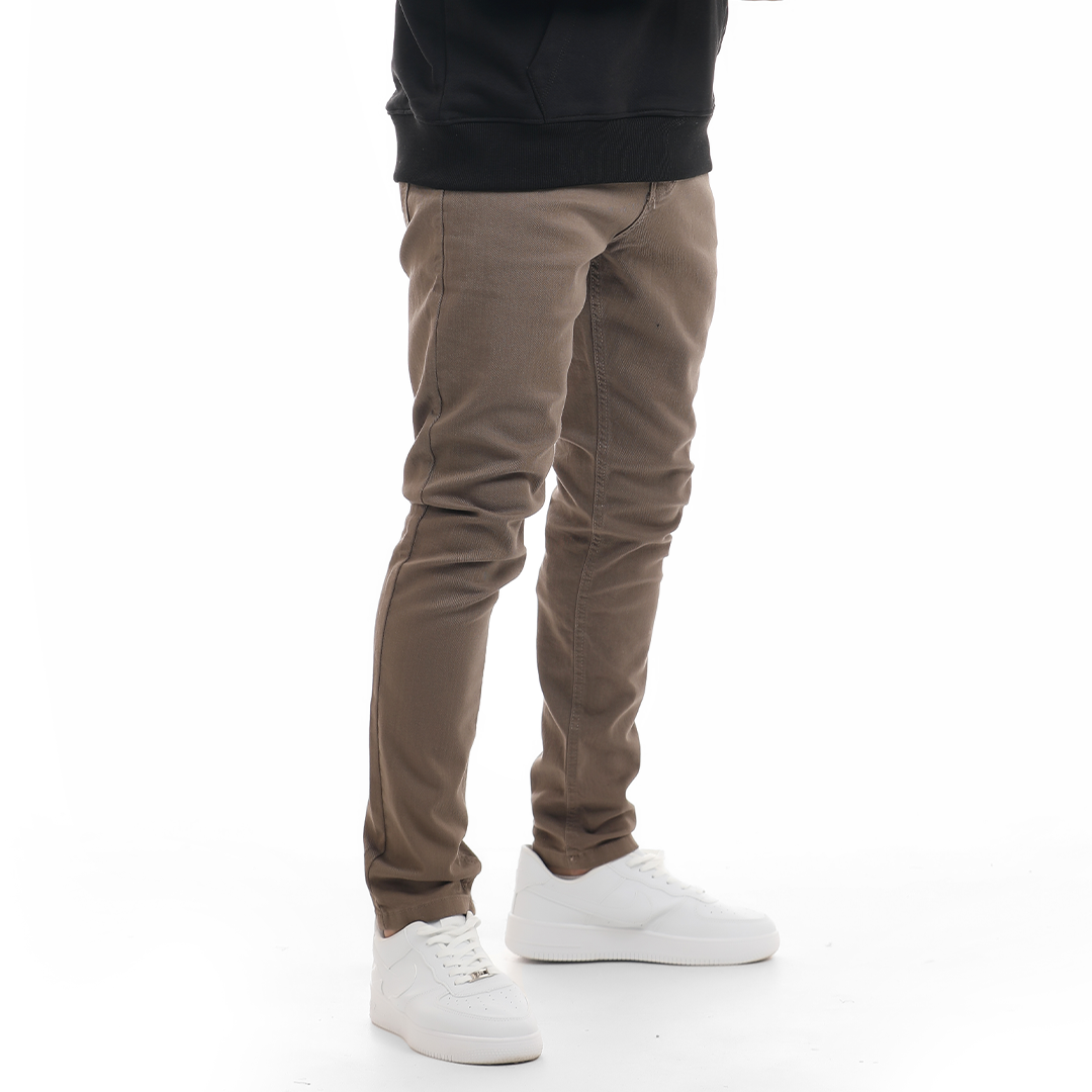 Carrot Fit Gabardine Pants _ 5 Pocket