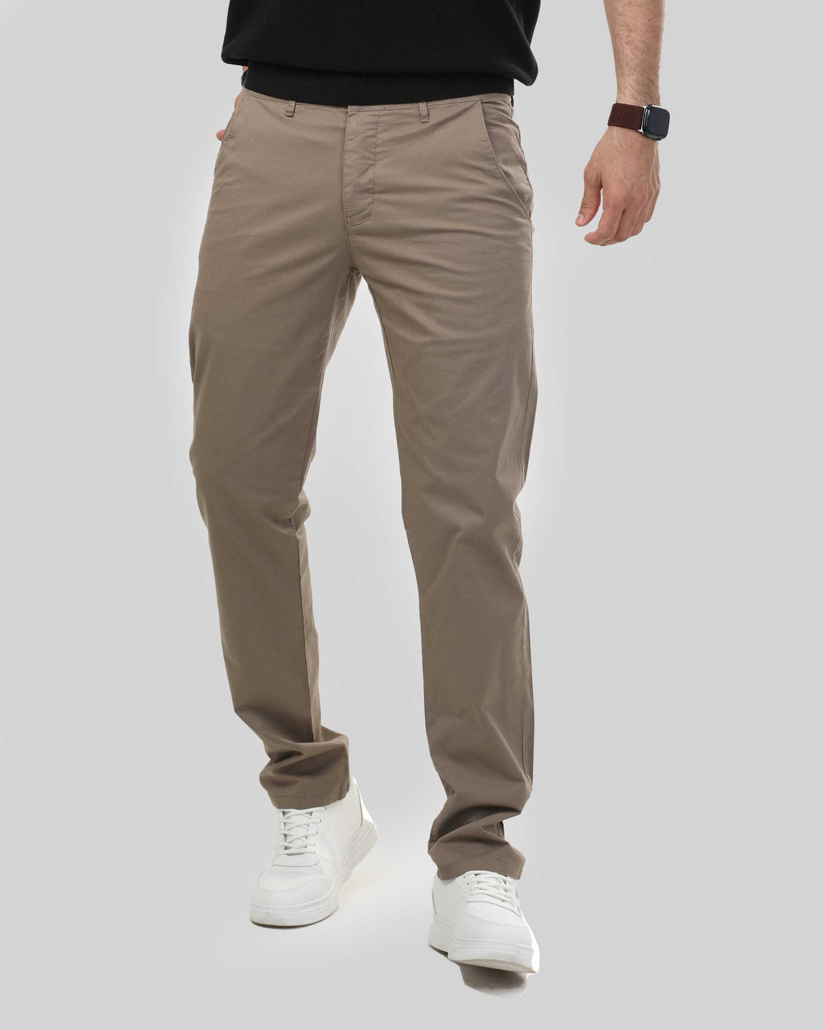 SLIM FIT SOFT TROUSERS