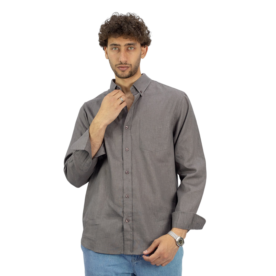 Regular Fit Linen Shirt