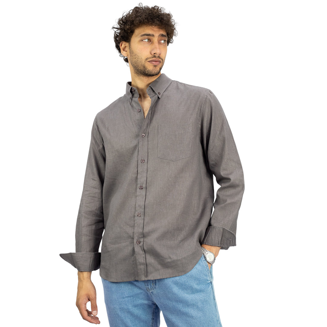 Regular Fit Linen Shirt