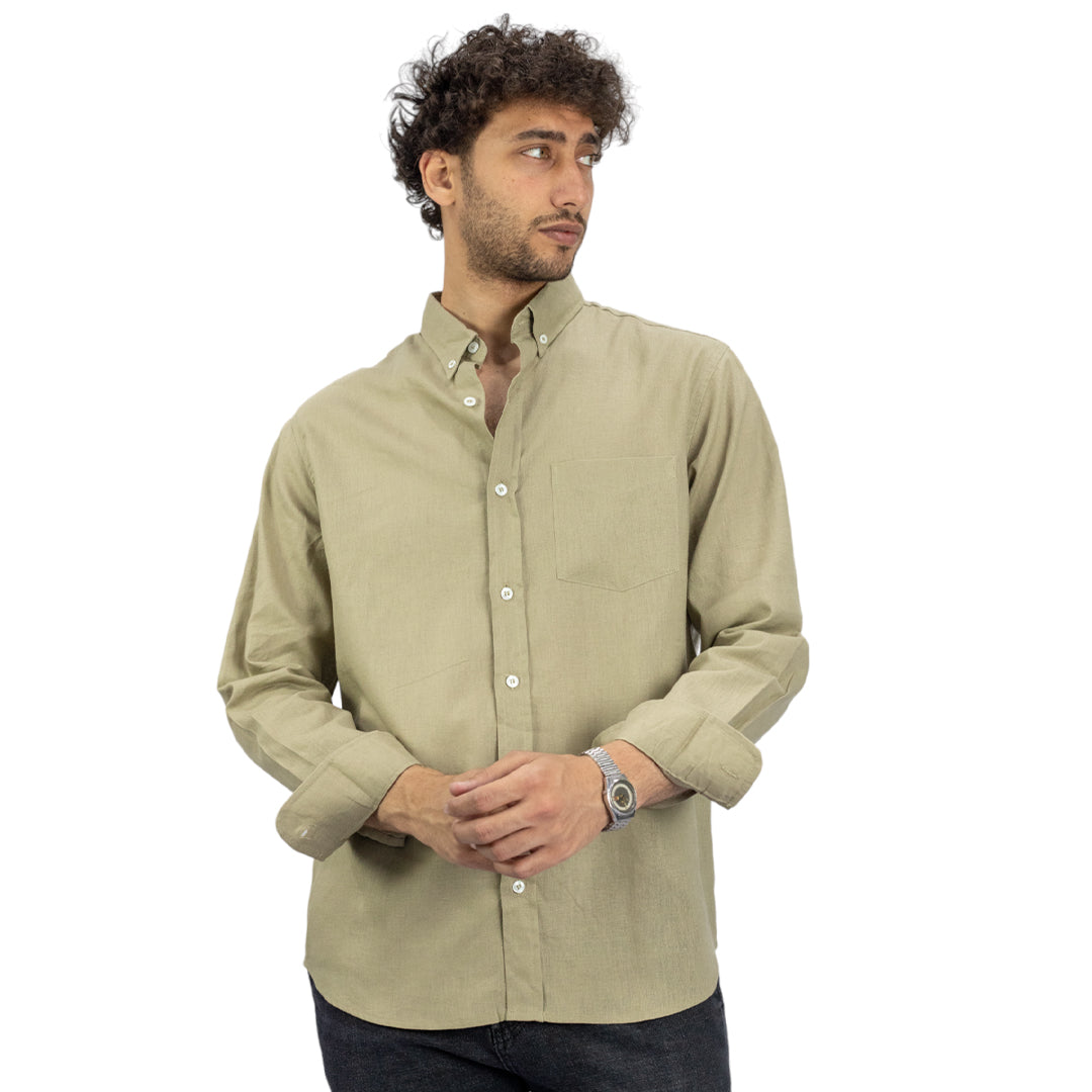 Regular Fit Linen Shirt