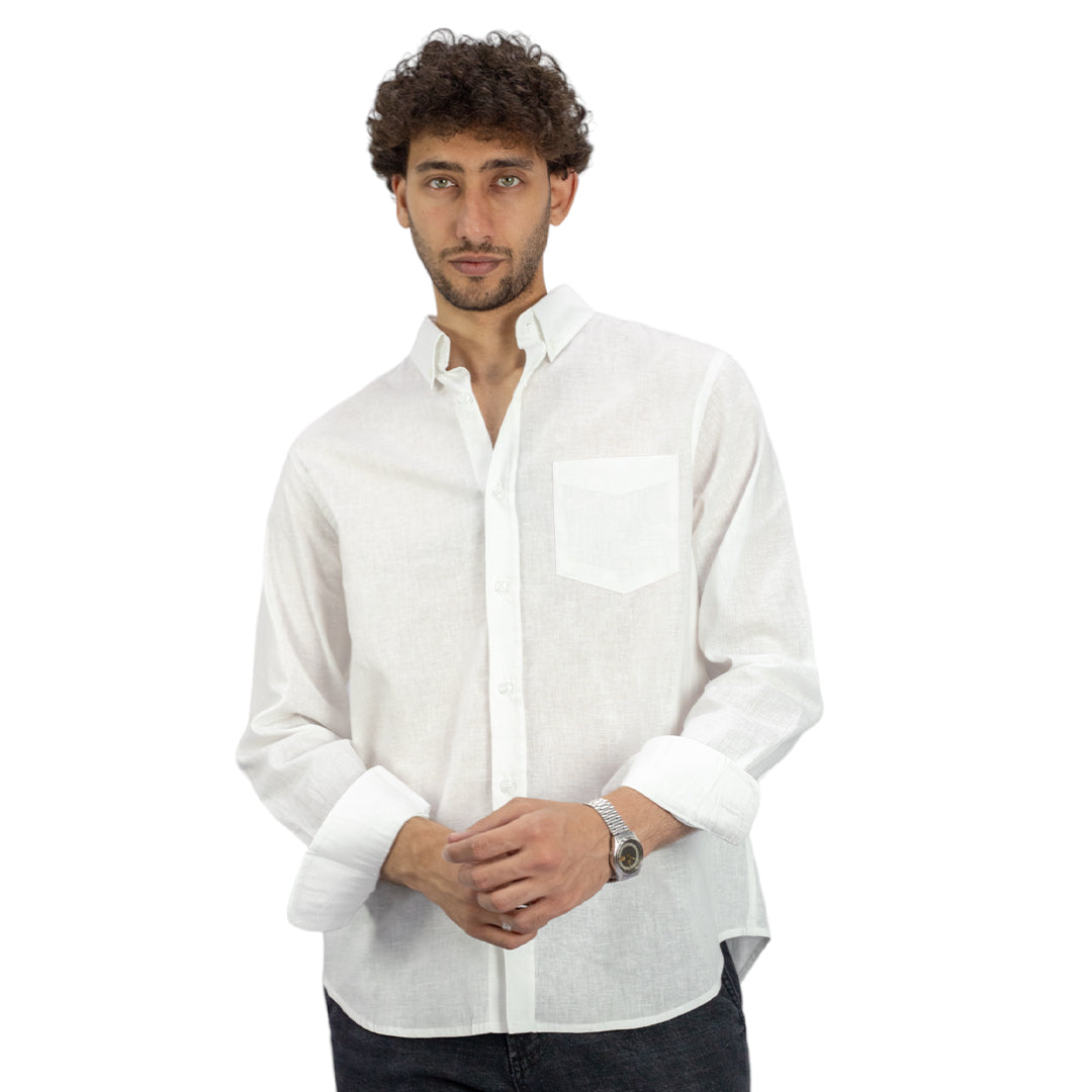 Regular Fit Linen Shirt