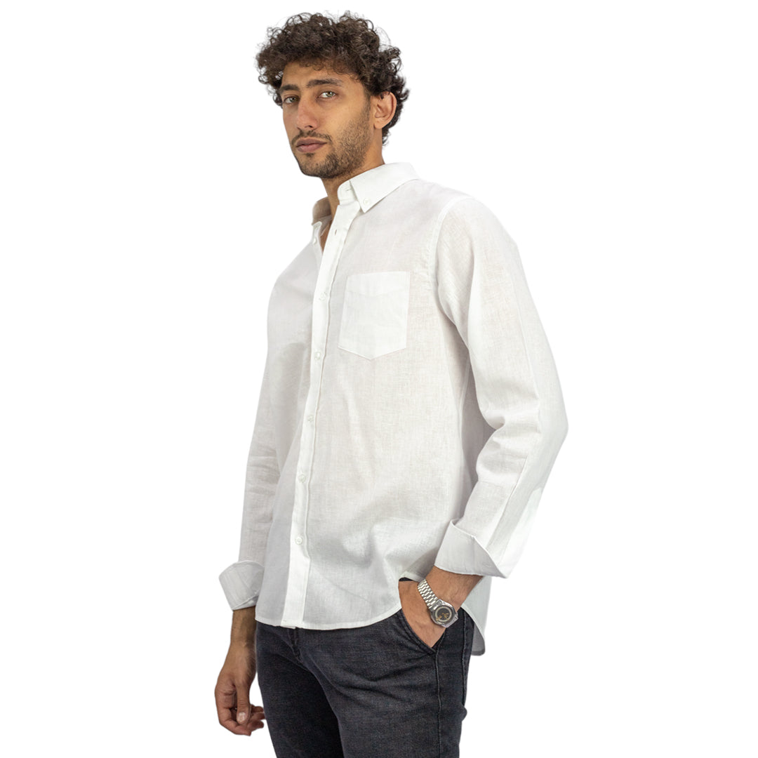 Regular Fit Linen Shirt