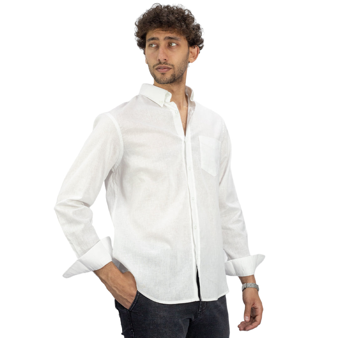 Regular Fit Linen Shirt