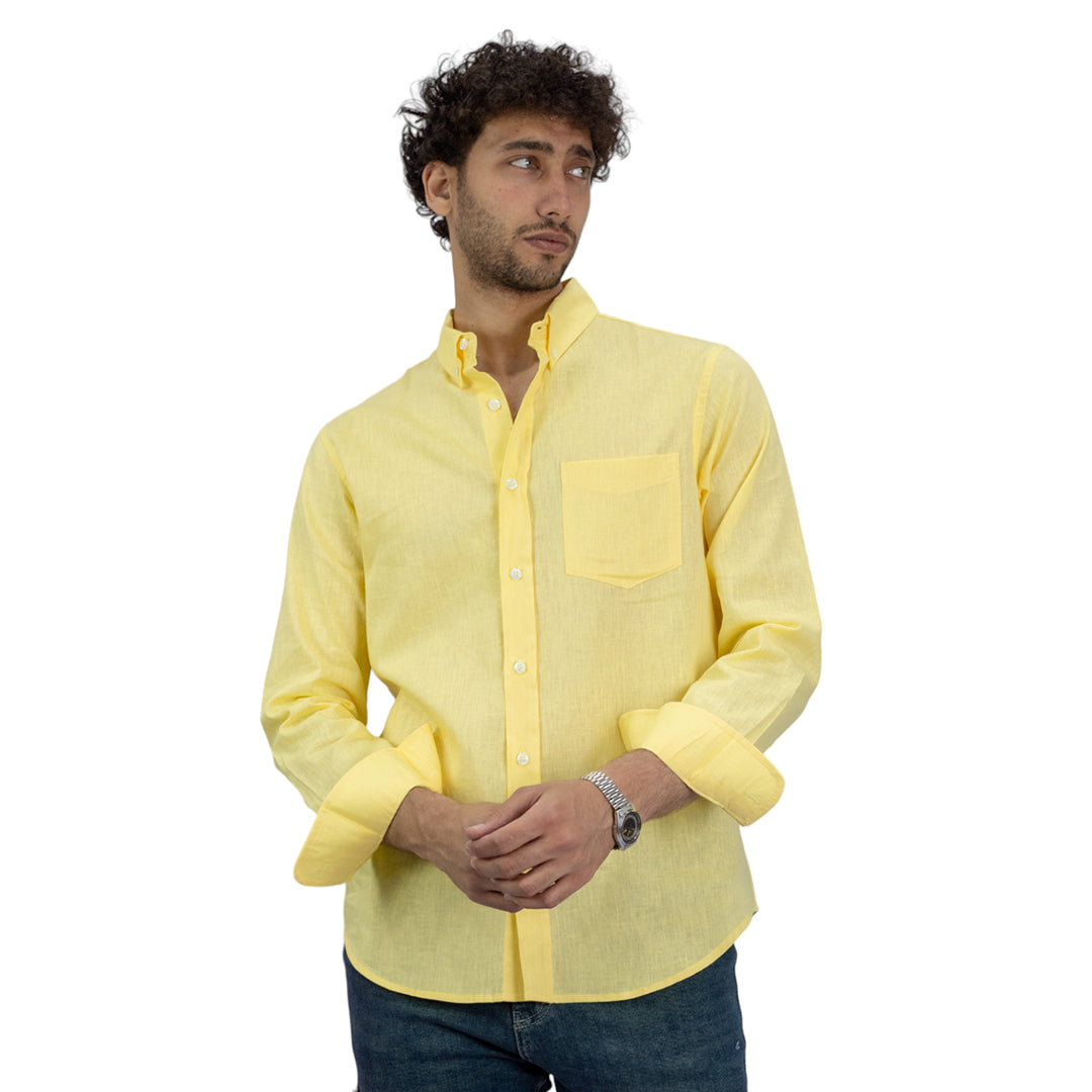 Regular Fit Linen Shirt