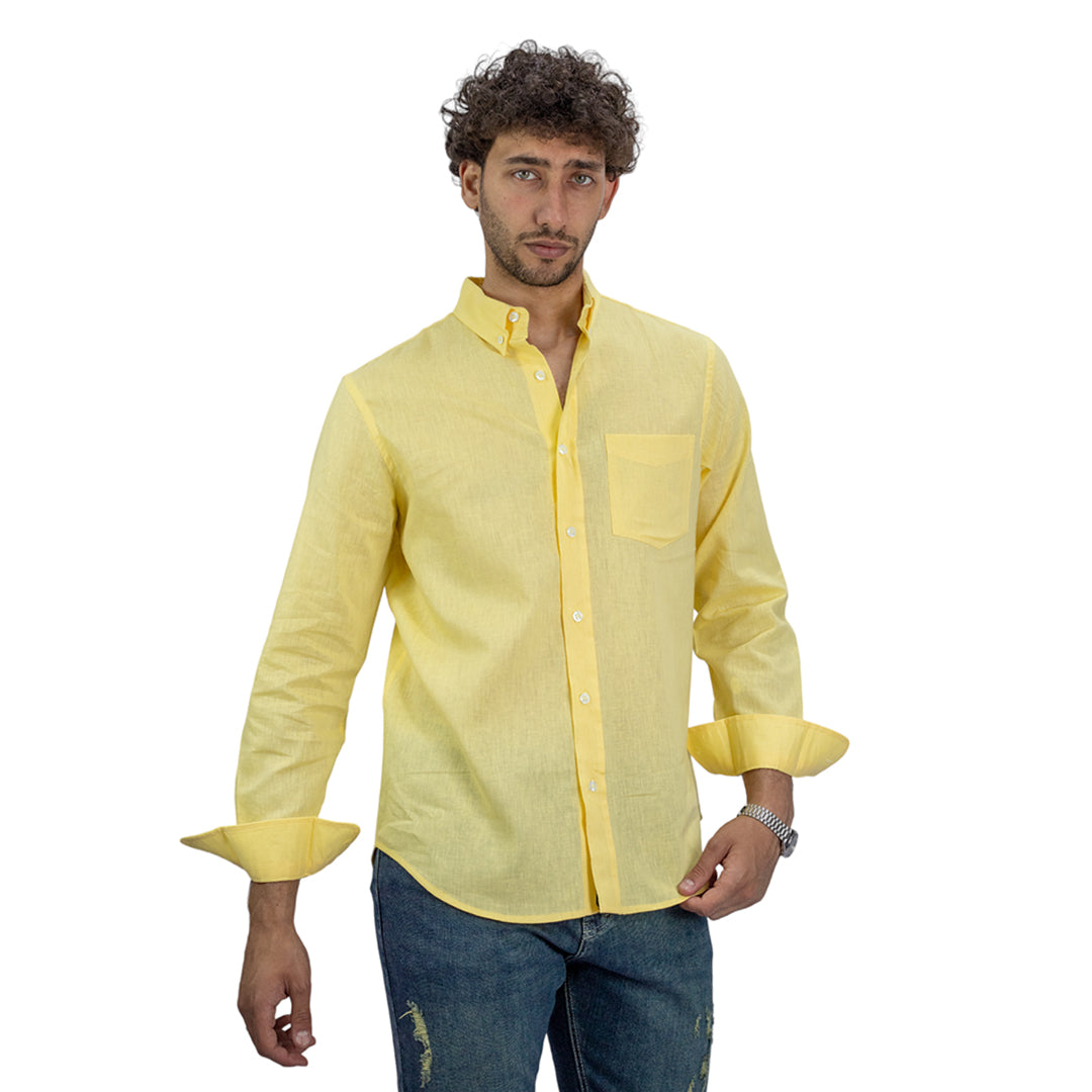 Regular Fit Linen Shirt