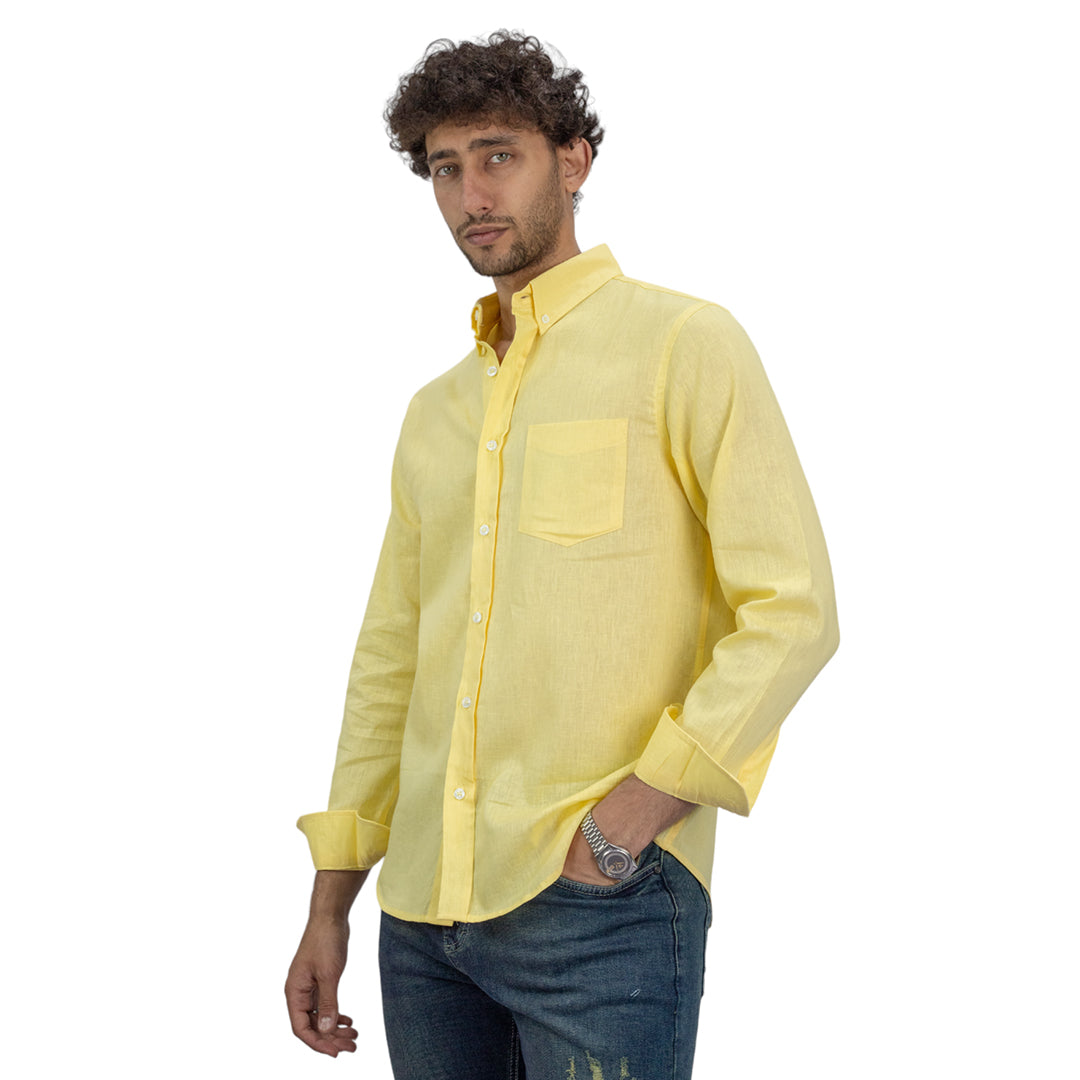 Regular Fit Linen Shirt