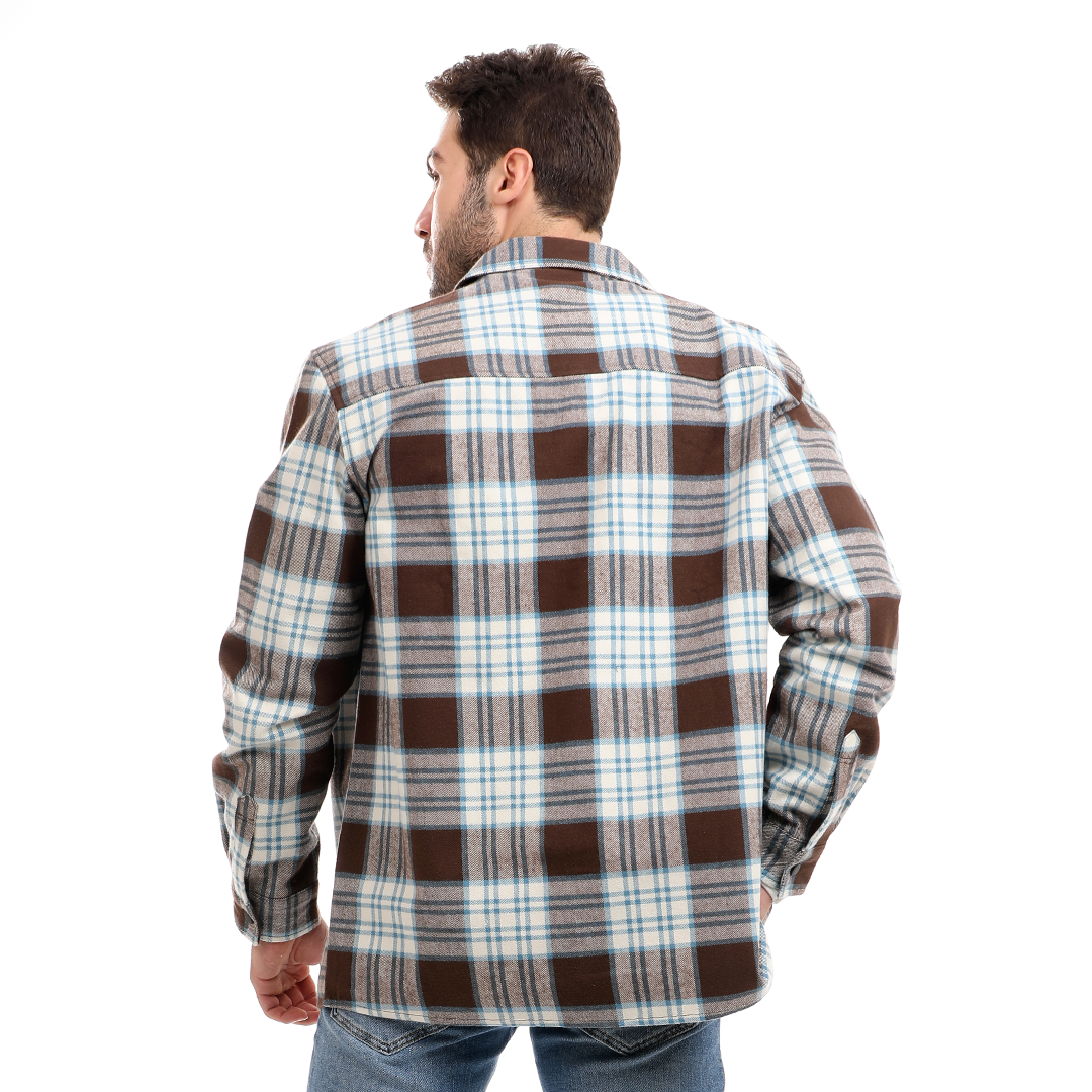 Men's Checkered Wool Shirt