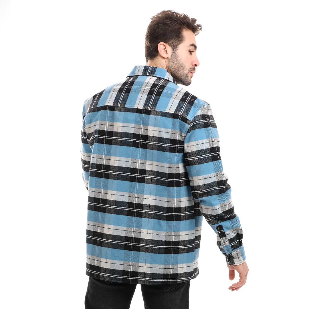 Men's Checkered Wool Shirt