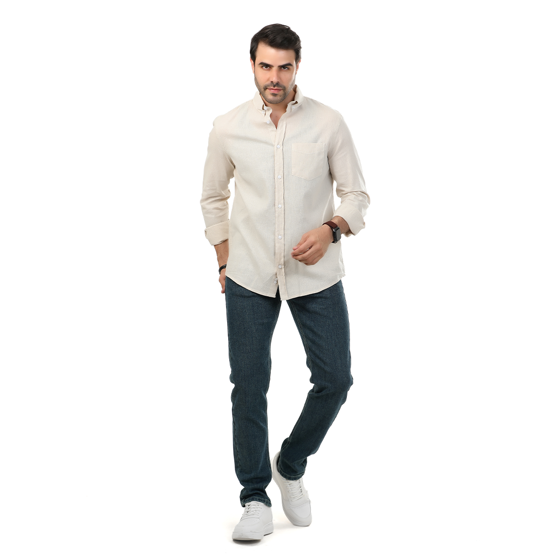 Regular Fit Linen Shirt