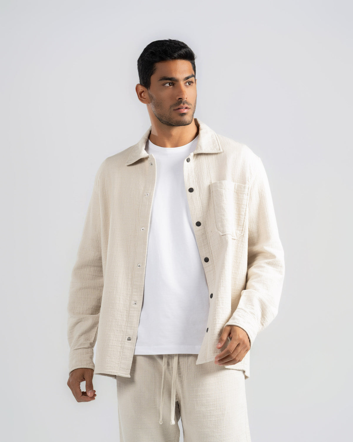 TEXTURED CHECK SHIRT