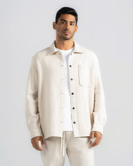 TEXTURED CHECK SHIRT