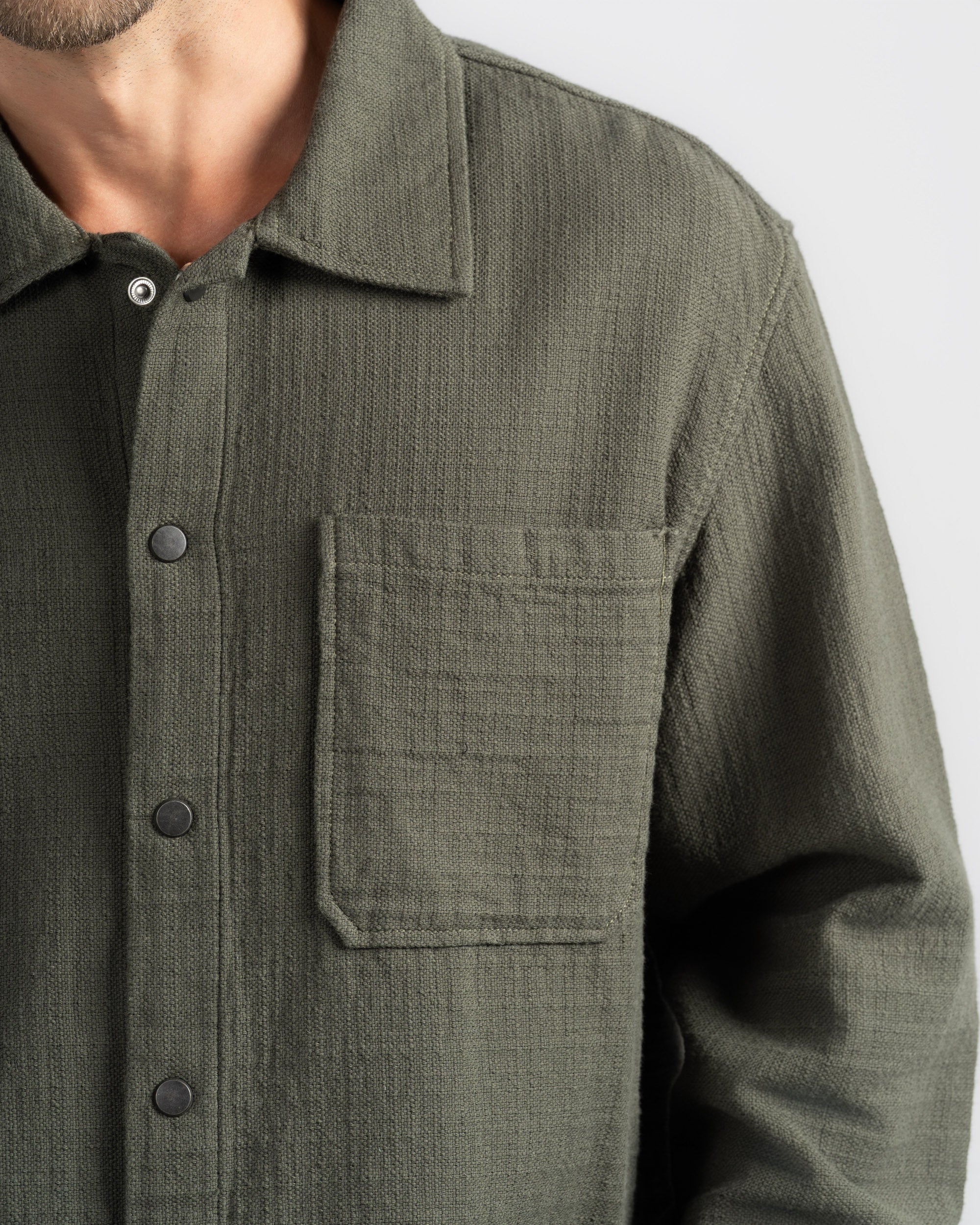 TEXTURED CHECK SHIRT
