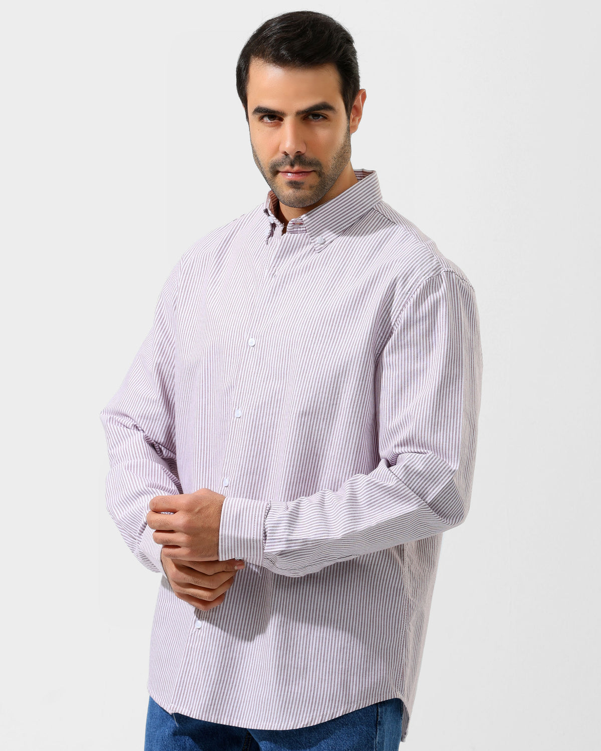 STRIPED OXFORD SHIRT